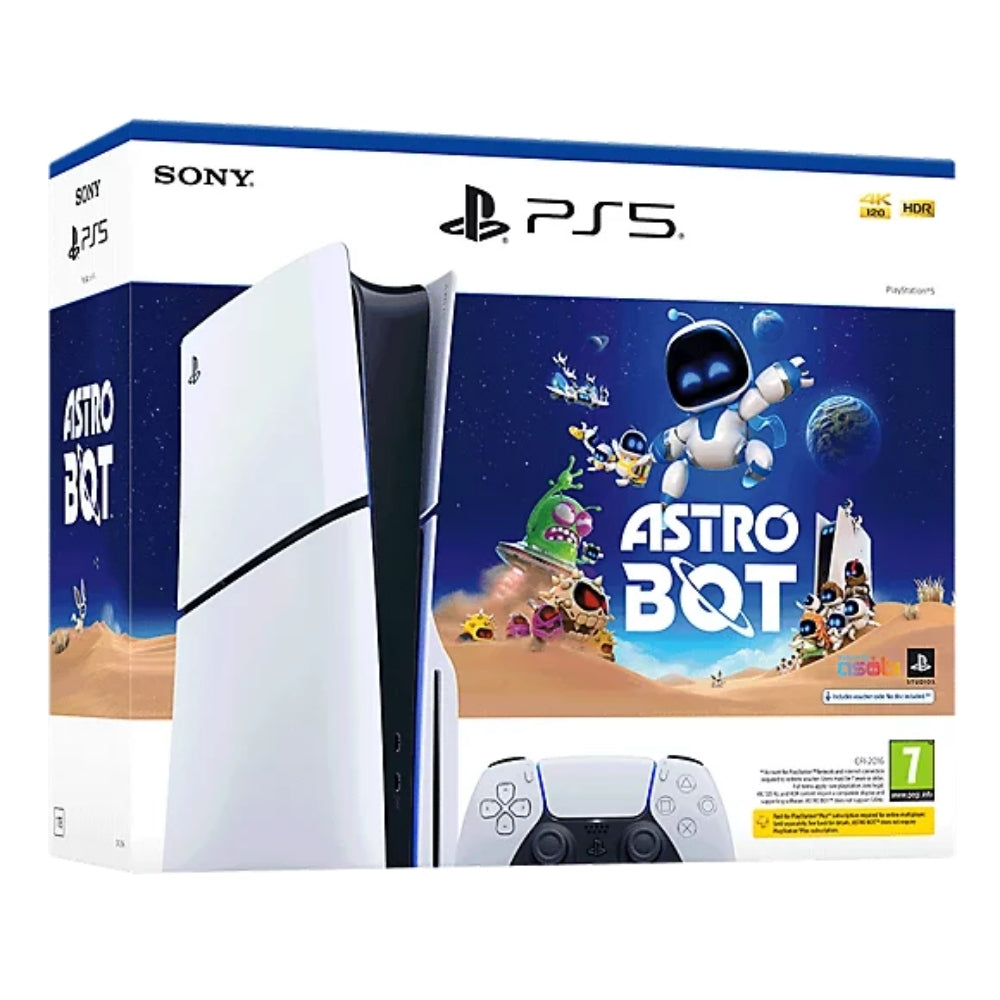 PlayStation®5 Konsol – ASTRO BOT Paketi 1TB SSD, 4K 120Hz, HDR, Disk Sürücülü
