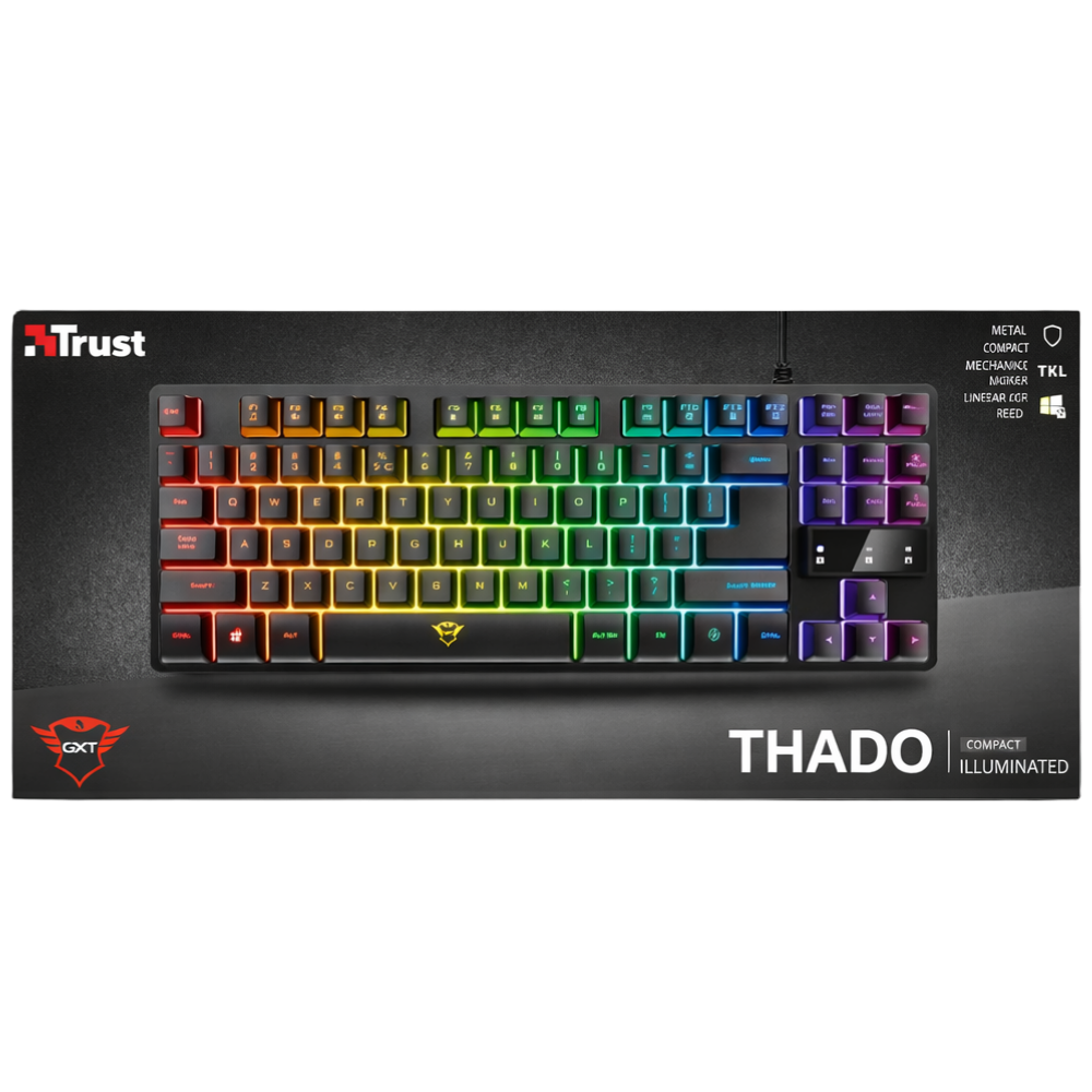 Trust 24290 GXT 833 Oyun Klavyesi