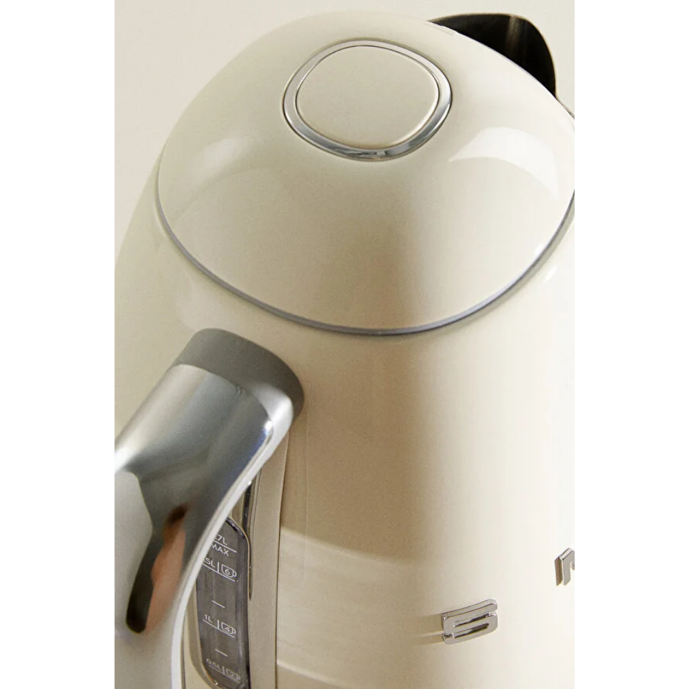Smeg 50 Style Retro Krem 1,7 Lt Paslanmaz Çelik Kettle Klf03creu