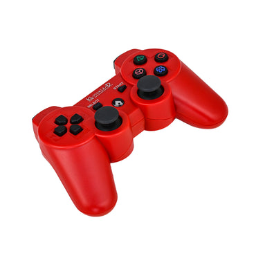 Kontorland P3G - PS3/PC Uyumlu Titreşimli Kablosuz Oyun Kolu GamePad Kırmızı
