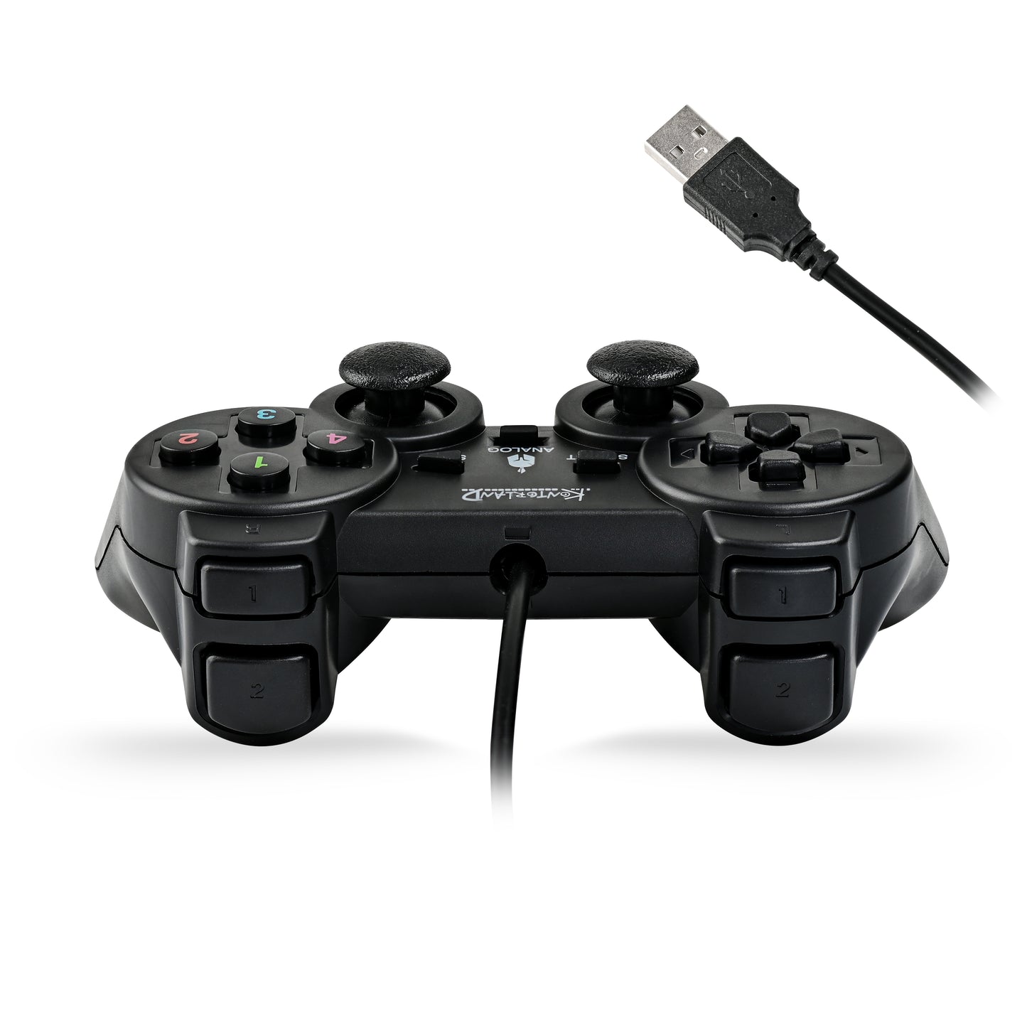 Kontorland - PC Uyumlu Titreşimli Kablolu Oyun Kolu GamePad