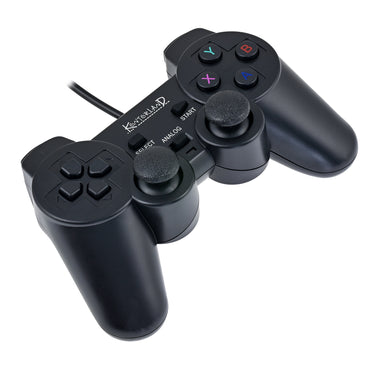 Kontorland Kablolu PC Gamepad – D-Input & X-Input Destekli Çift Titreşimli USB Oyun Kolu Siyah