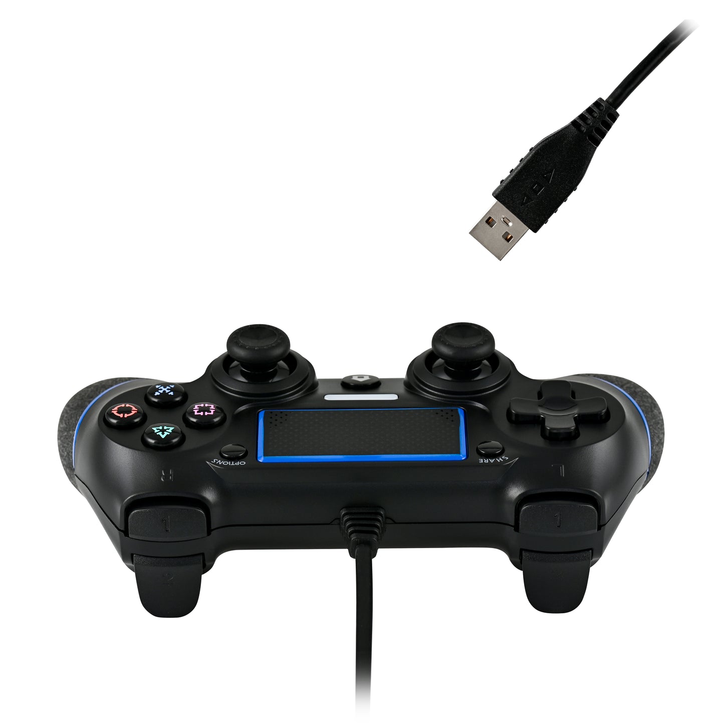 Kontorland - PS4 Ve PC Uyumlu Titreşimli Kablolu Oyun Kolu GamePad
