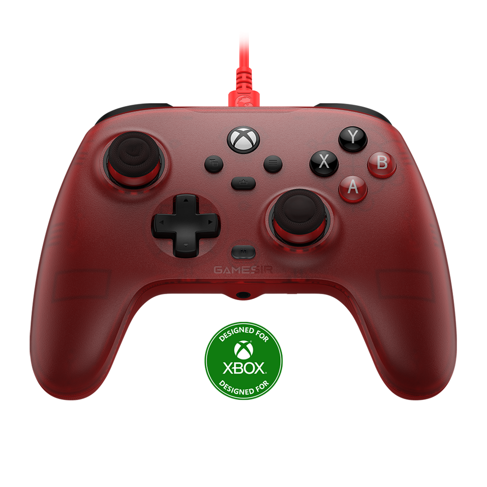 GameSir T7 Xbox Kablolu Controller Red | Kontorland | PC & Xbox Uyumlu