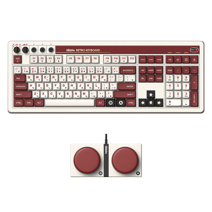 8BitDo Retro 108 Mekanik Klavye – Fami Edition