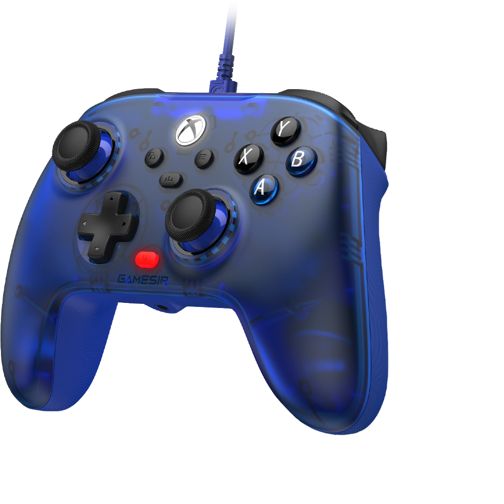 GameSir T7 Xbox Kablolu Controller Blue | Kontorland | PC & Xbox Uyumlu