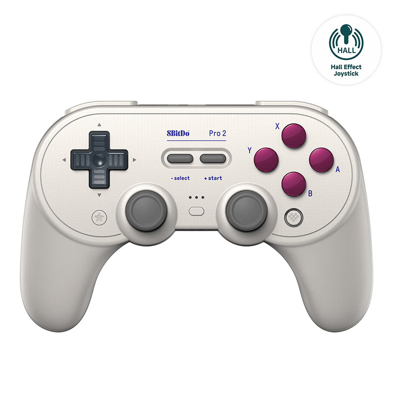 8BitDo Pro 2 Oyun Kolu – G Classic (Hall Effect Joystick)