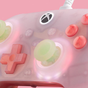 8BitDo Ultimate Mini Kablolu Kontrol Cihazı – Xbox Translucent Pembe