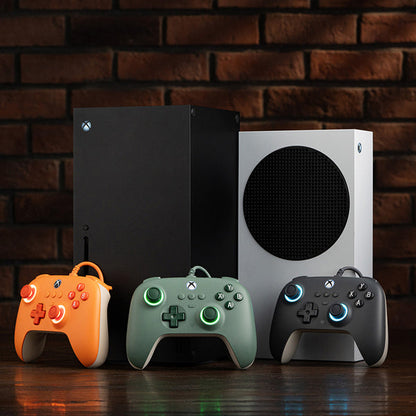 8BitDo Ultimate C Kablolu Oyun Kolu – Turuncu (Xbox)