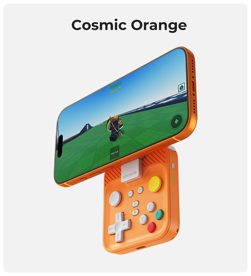 ABXYLUTE M4 Bluetooth Mobil Oyun Kumandası | MagSafe Uyumlu | iPhone, Android, Switch ve PC - Cosmic Orange