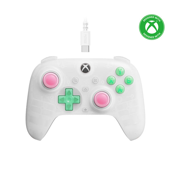 8BitDo Ultimate Mini Kablolu Kontrol Cihazı – Xbox Translucent Beyaz