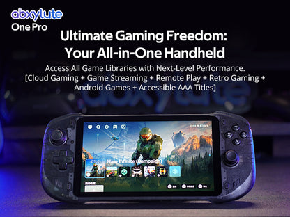 ABXYLUTE One Pro Android Taşınabilir Oyun Konsolu | 7” FHD | Bulut Oyun ve Remote Play