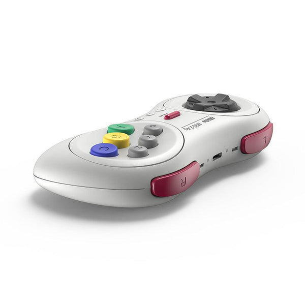 8BitDo M30 2.4G Kablosuz Oyun Kolu – Beyaz (Sega Genesis Mini & Mega Drive Mini)
