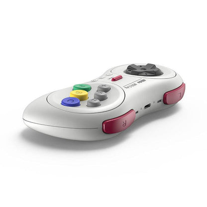 8BitDo M30 2.4G Kablosuz Oyun Kolu – Beyaz (Sega Genesis Mini & Mega Drive Mini)