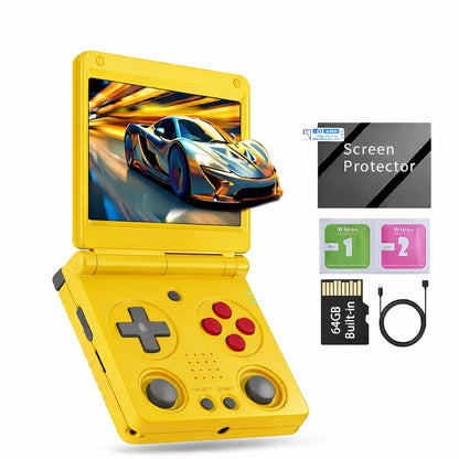 Anbernic RG 34XXSP Taşınabilir Retro El Konsolu - Yellow