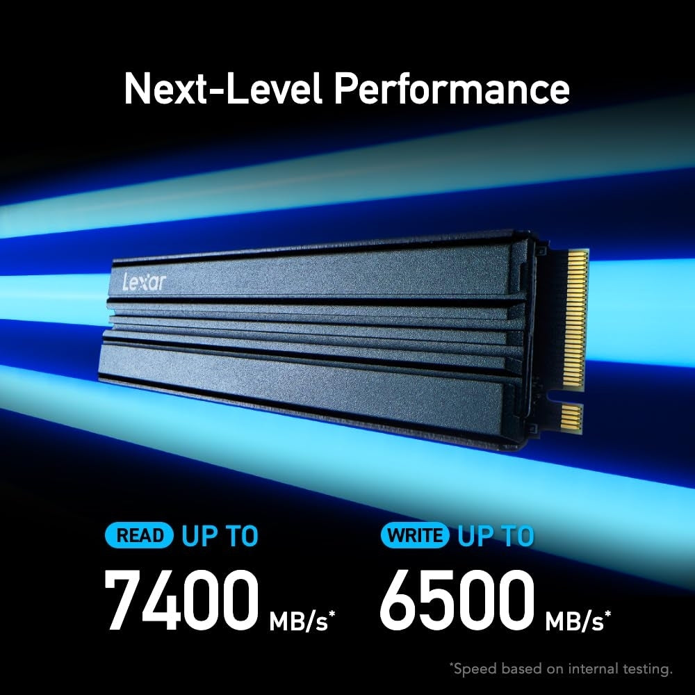 Lexar NM790 4 TB Gen4 NVMe SSD – Yüksek Hız, PS5 Uyumlu, Heatsink Dahil