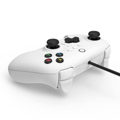 8BitDo Ultimate Wired Controller – Beyaz (Switch, Windows & Android Uyumlu)