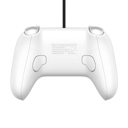 8BitDo Ultimate Wired Controller – Beyaz (Switch, Windows & Android Uyumlu)