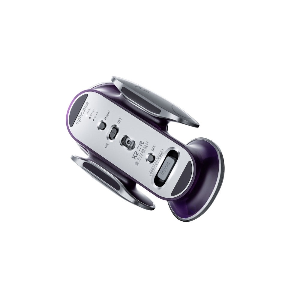 INPHIC X2BT Sessiz Bluetooth ve 2.4 GHz Kablosuz Mouse