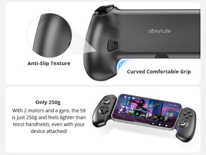 ABXYLUTE S9 Type-C Hall Effect Mobil Oyun Kumandası | Android, iPhone ve Tablet Uyumlu