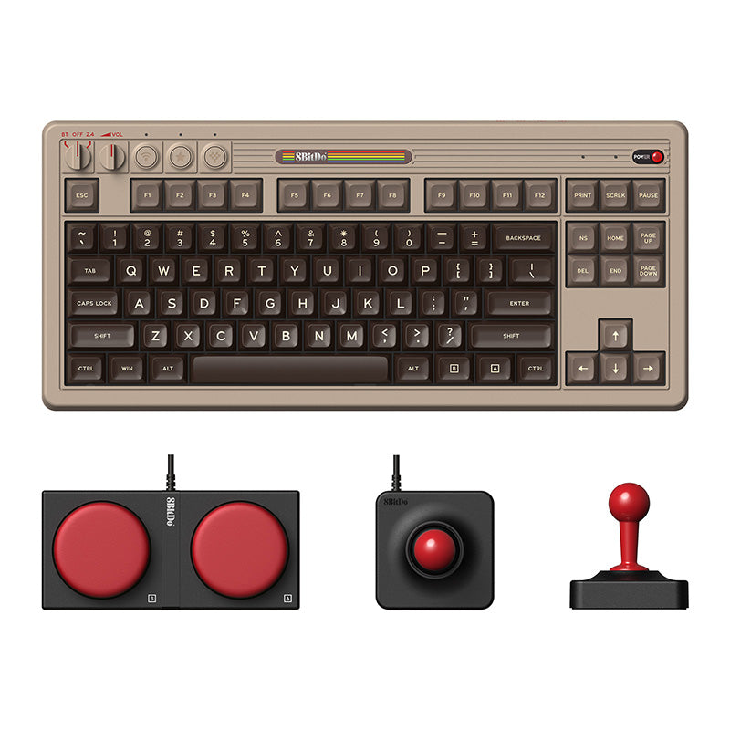 8BitDo Retro Mekanik Klavye – C64 Edition