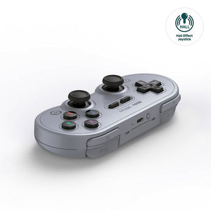 8BitDo SN30 Pro Oyun Kolu – Gri (Hall Effect Joystick)