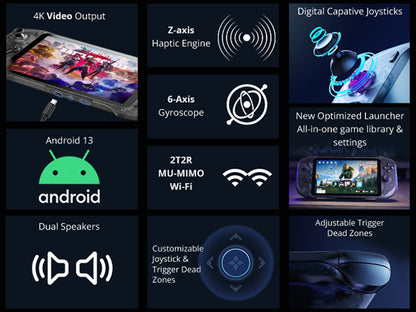 ABXYLUTE One Pro Android Taşınabilir Oyun Konsolu | 7” FHD | Bulut Oyun ve Remote Play