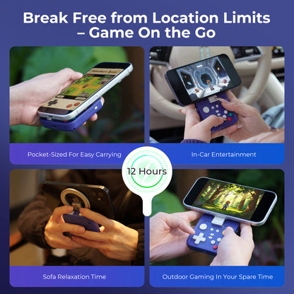 ABXYLUTE M4 Bluetooth Mobil Oyun Kumandası | MagSafe Uyumlu | iPhone, Android, Switch ve PC - NGC Indigo