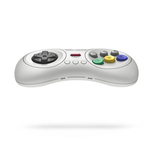 8BitDo M30 2.4G Kablosuz Oyun Kolu – Beyaz (Sega Genesis Mini & Mega Drive Mini)