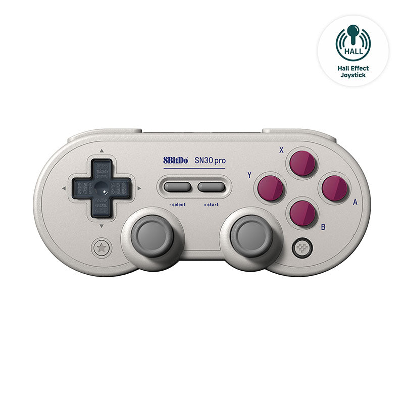 8BitDo SN30 Pro Oyun Kolu – G Classic (Hall Effect Joystick)