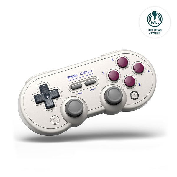 8BitDo SN30 Pro Oyun Kolu – G Classic (Hall Effect Joystick)