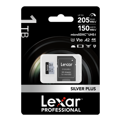 Lexar 1TB microSDXC  SILVER PLUS  Professional  SD Hafıza Kartı
