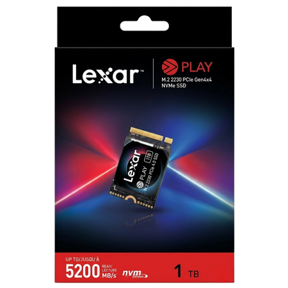 Lexar PLAY M.2 2230 PCIe Gen4x4 NVMe SSD – 1TB