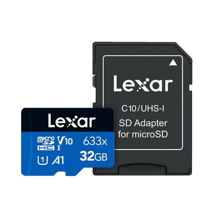 Lexar BLUE Series 633x MicroSDXC UHS-I (SD Adaptörlü) SSD 32 GB
