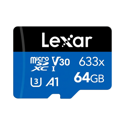 Lexar  BLUE Series 633x MicroSDXC UHS-I (SD Adaptörlü) SSD 64 GB