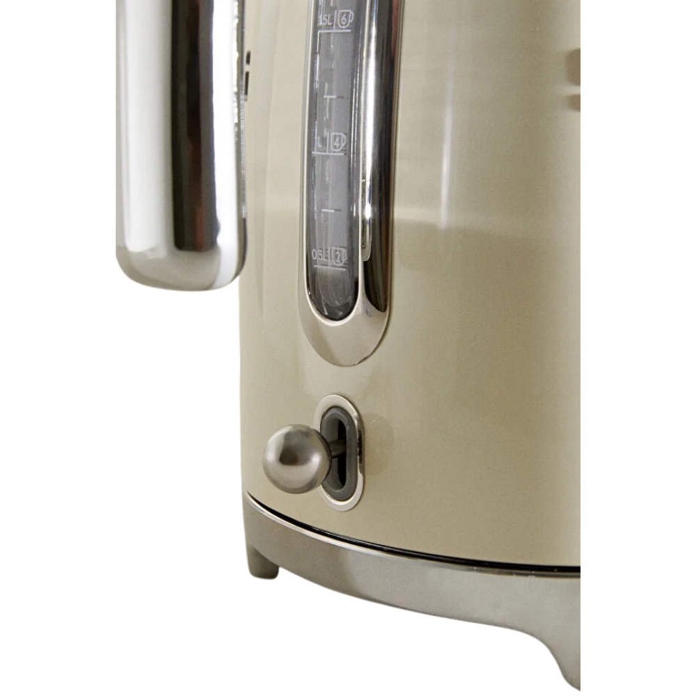 Smeg 50 Style Retro Krem 1,7 Lt Paslanmaz Çelik Kettle Klf03creu