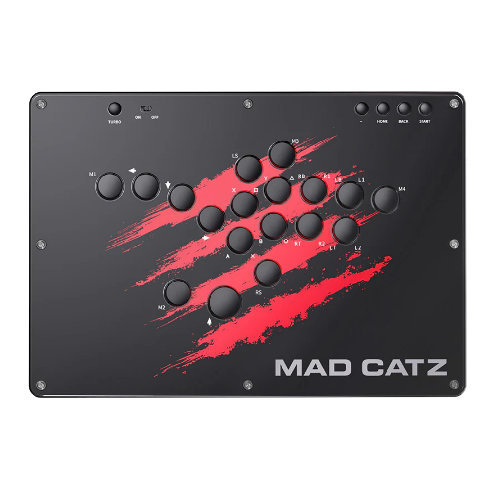 Mad Catz N.E.K.O. Kolsuz Tüm Düğmeli Arcade Kontrol Cihazı – PC, P4 & Switch Uyumlu