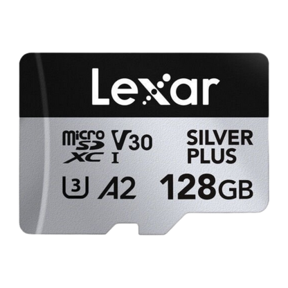 Lexar 128GB UHS-I microSDXC V30 Silver Plus Professional Hafıza Kartı