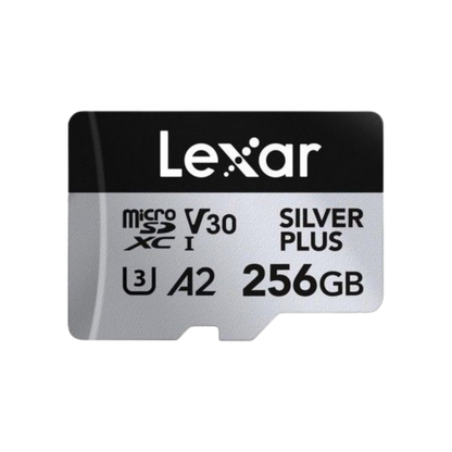 Lexar 256GB UHS-I microSDXC V30 Silver Plus Professional Hafıza Kartı