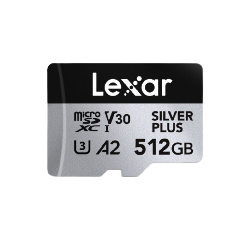 Lexar 512GB UHS-I microSDXC V30 Silver Plus Professional Hafıza Kartı