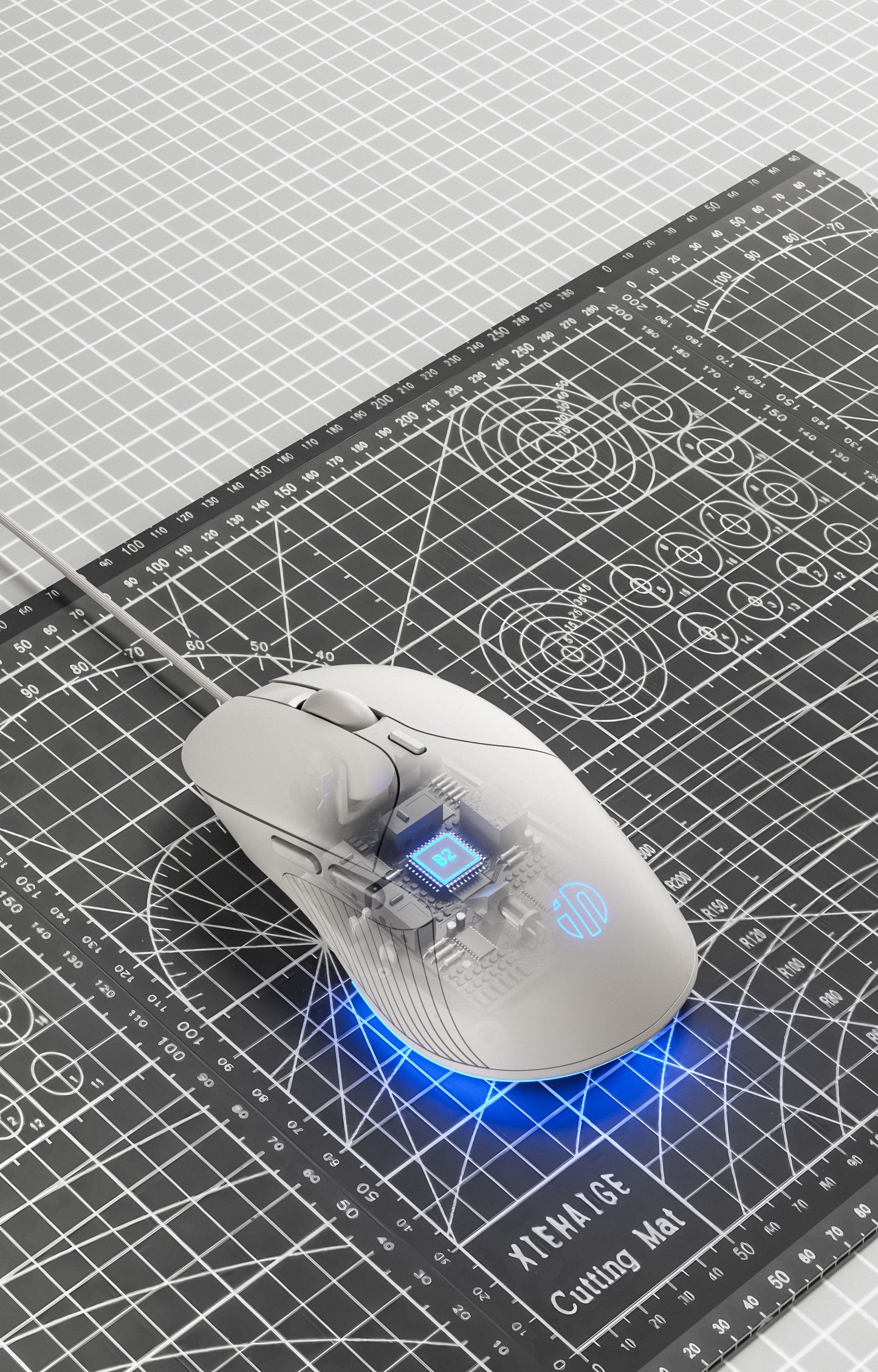 INPHIC B2 RGB Aydınlatmalı Sessiz Kablolu Gaming Mouse