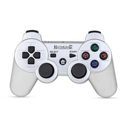 Kontorland P3G - PS3/PC Uyumlu Titreşimli Kablosuz Oyun Kolu GamePad Gümüş