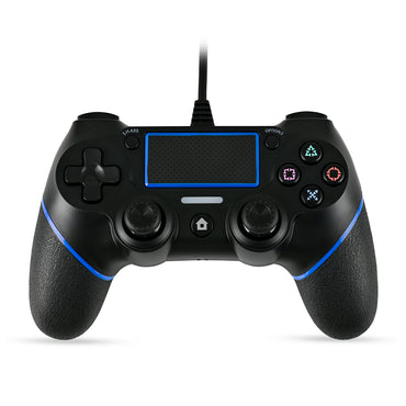 Kontorland PS4 ve PC uyumlu, kablolu titreşimli oyun kolu, ergonomik ve kullanıcı dostu bir tasarıma sahiptir.