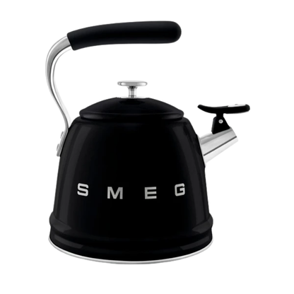 Smeg 50's Style Siyah Set Üstü Düdüklü Kettle 2.3 Lt