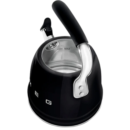 Smeg 50's Style Siyah Set Üstü Düdüklü Kettle 2.3 Lt
