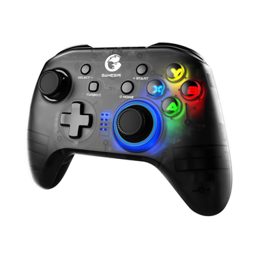 GameSir T4 Pro Kablosuz Gamepad | 6 Eksenli Jiroskop, Turbo, RGB Işık, Titreşim | PC, Android, iOS, Nintendo Switch Uyumlu