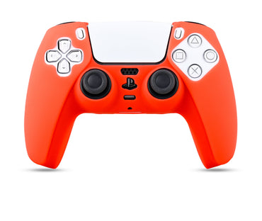 Kontorland PS5 Gamepad Uyumlu Silikon Kılıf Orange Light