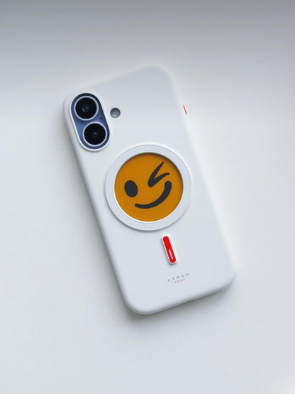 XTREM İphone 17 MagSafe E-Ink Ekranlı Akıllı Telefon Kılıfı - Beyaz