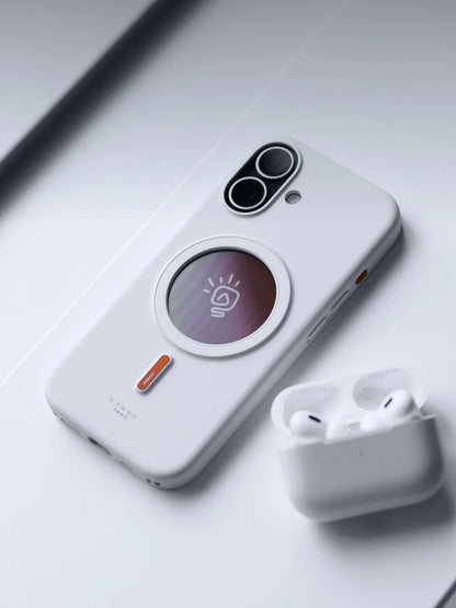 XTREM İphone 17 MagSafe E-Ink Ekranlı Akıllı Telefon Kılıfı - Beyaz
