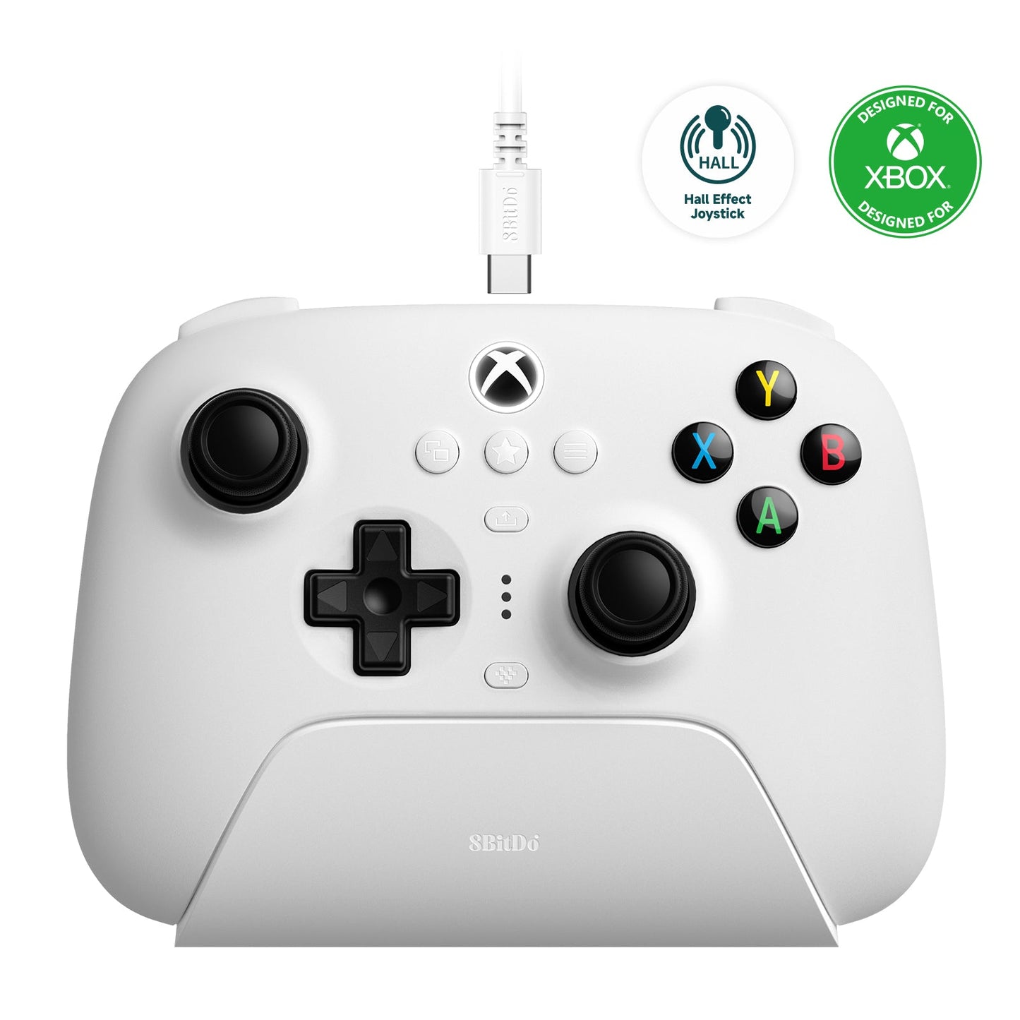 8BitDo Ultimate 3 Modlu Oyun Kolu – Xbox, Windows & Android Uyumlu, Beyaz